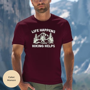 Hiking Shirt, Hiker T-Shirt, Hiking Tee Shirt, Trail Hiking Shirt, Hiker Gift, Hiking Gift, Hiker Tee, Hiking Lover T-shirt, Nature Lover