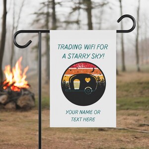 Letrero para camping, decoración para autocaravanas, bandera para camping, letrero para remolque de camping, bandera para camping, regalo para autocaravanas, regalo para autocaravanas, accesorio para autocaravanas, accesorio para autocaravanas