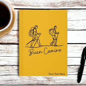 Camino de Santiago Journal, hardcover Buen Camino Pilgrim Diary, Camino Pilgrim Notebook, Camino de Santiago-dagboek, Buen Camino Notebook