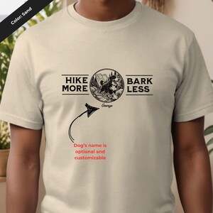 Bernese Mountain Dog Tee Shirt with Hiking Graphic T-Shirt for Dog Lovers and Hiking with Dogs Shirt Perfect Gift for Dog Parent Tshirt