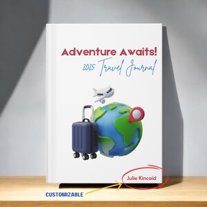Travel Journal, Adventure Journal, Travel Gift, Trip Planner, Adventure Diary, Travel Diary, Traveler Notebook, Travel Lover Gift
