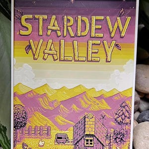 Stardew Valley 3D Printed Poster