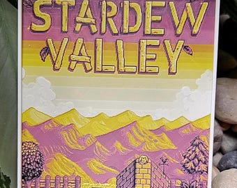 Stardew Valley 3D Printed Poster
