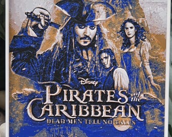 Pirates of the Caribbean: Dead Men Tell No Tales - 3D Printed Poster