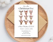 Reindeer Games Christmas Invitation | Holiday Party (Instant Download)