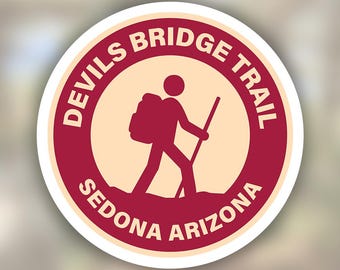 Devil's Bridge Trail Sticker | Sedona Arizona