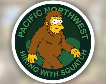 Pacific Northwest Bigfoot Sticker | Sasquatch Sticker