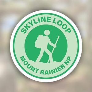 Skyline Loop Trail Sticker | Mount Rainier National Park