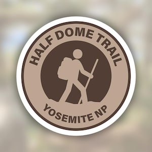 Half Dome Trail Sticker | Yosemite National Park