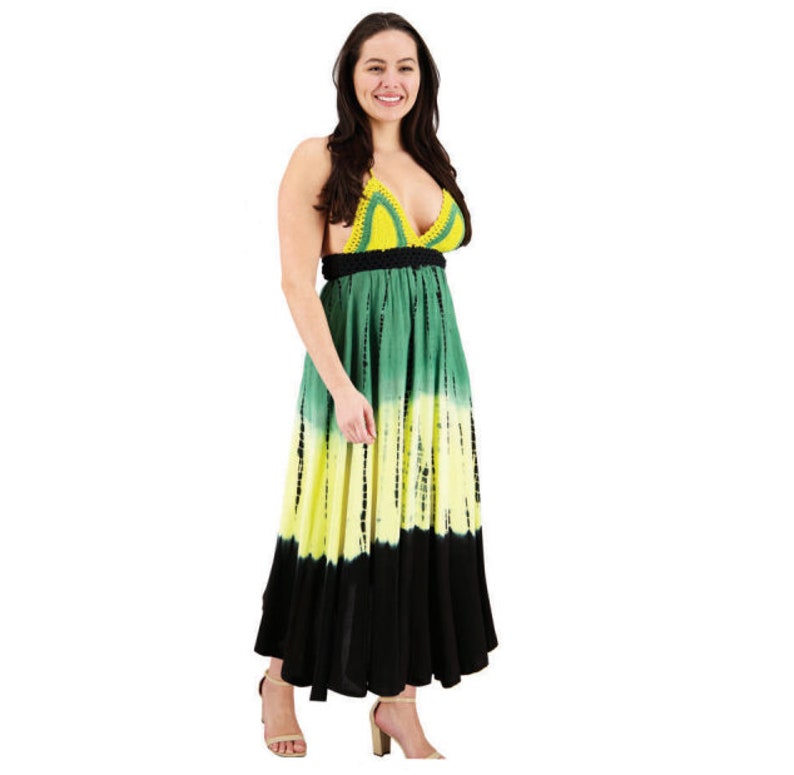 African Stylish Patterned Beach Dress For Summer