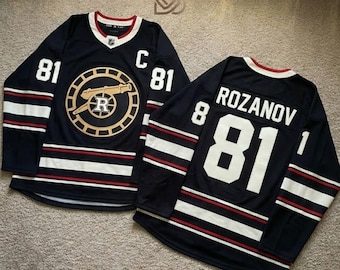 Maglietta da hockey Rozanov Hollander - Unisex, scollo a V, maniche lunghe, abbigliamento sportivo streetwear