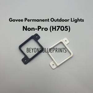 Supports de montage pour éclairage permanents bas profil non professionnels (H705) à double vis Govee