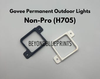 Low Profile Govee Permanent Non-Pro (H705) Double Screw light mounting brackets