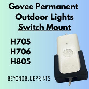 Support court pour contrôleur d&#39;éclairage extérieur permanent Govee (H705 et H706) (fonctionne pour les professionnels et les non-professionnels)