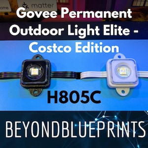 Brackets for Govee (Costco)  Permanent Outdoor Lights Elite Mount Bracket - Eave - Fascia Clips (H805C)(Costco Version)