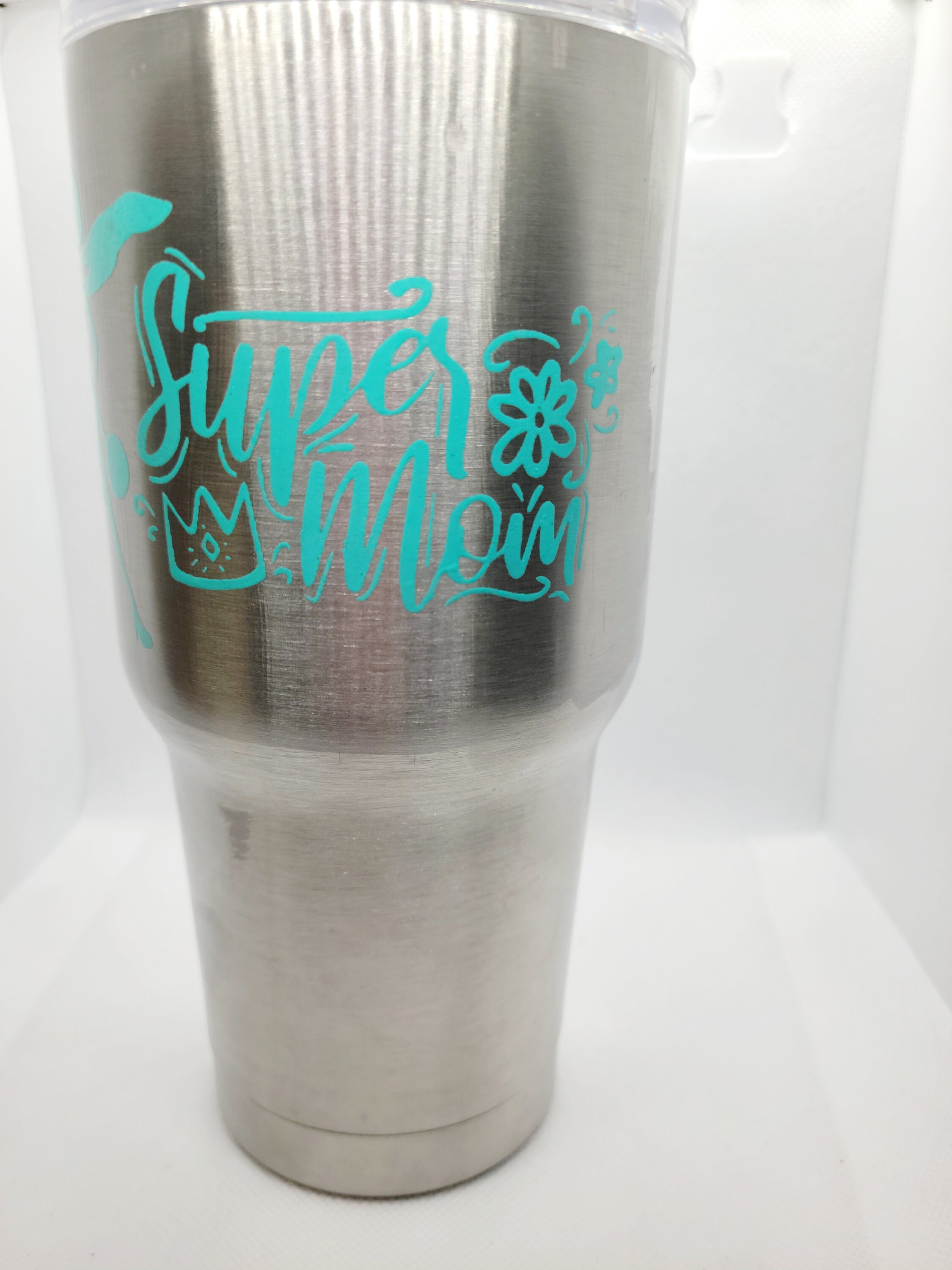 Super Mom 27 oz tumbler, Mother's day gift, gift for mom - Thumbnail 3