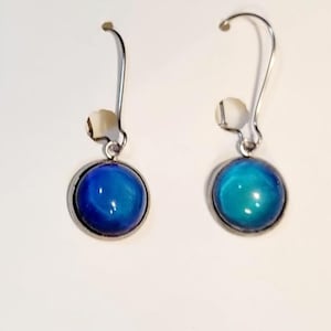 Trending Mood balancing comfort jewelry dangle latch back earrings artisan made