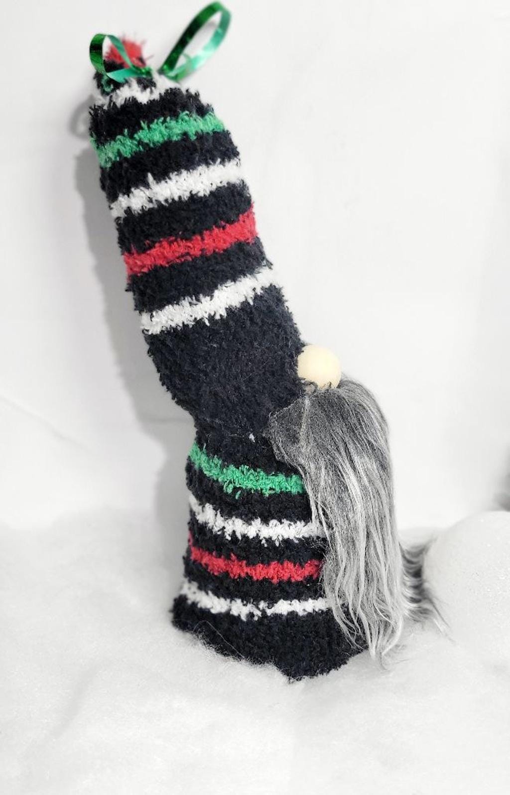 Hand crafted Christmas sock gnome - Thumbnail 2
