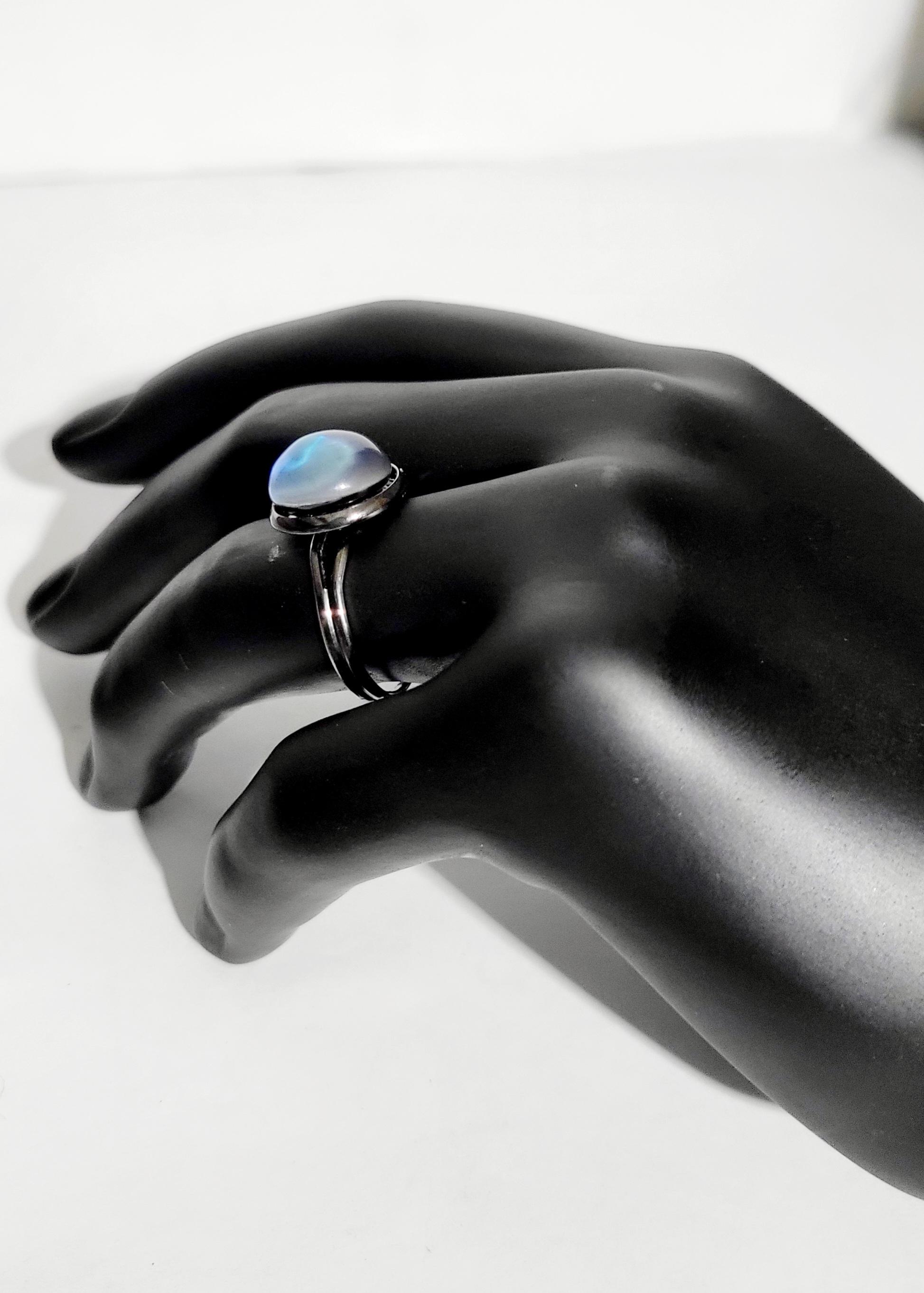 Hand crafted adjustable color changing mood ring - Thumbnail 4