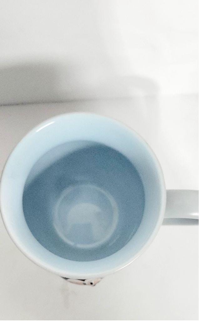 Vintage Disney Mickey Mouse 16 oz Mug Grey Light Blue - Thumbnail 4