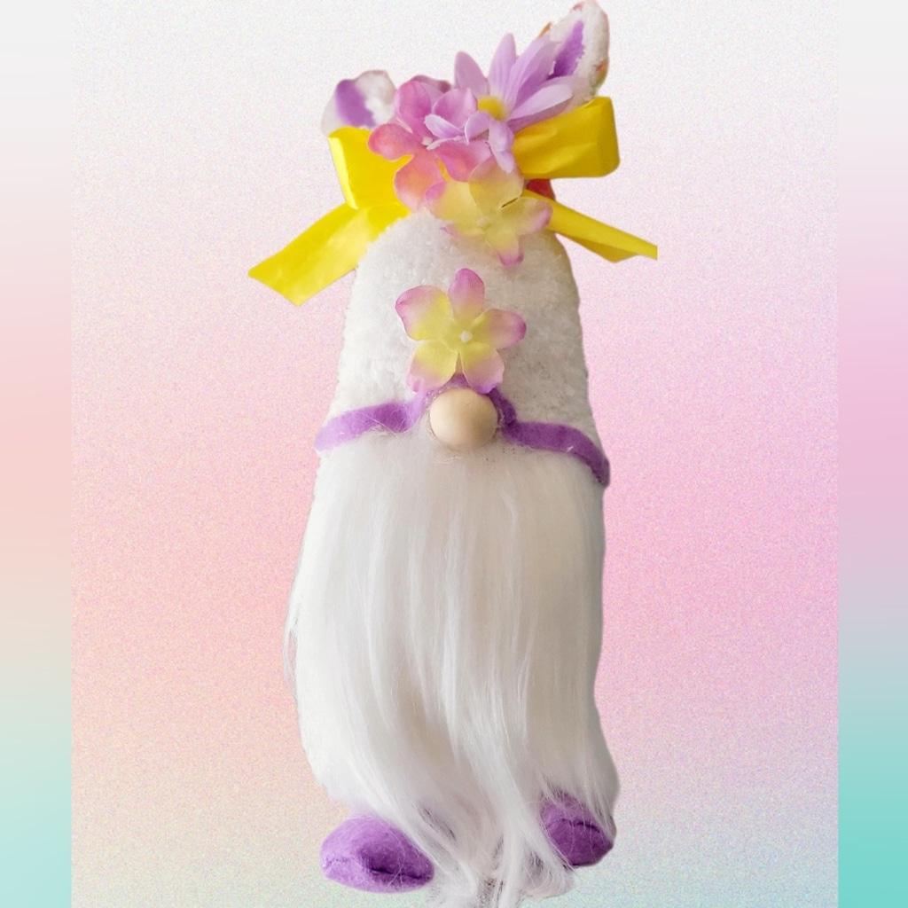 Easter Bunny Spring Time Flower Gnome - Thumbnail 2
