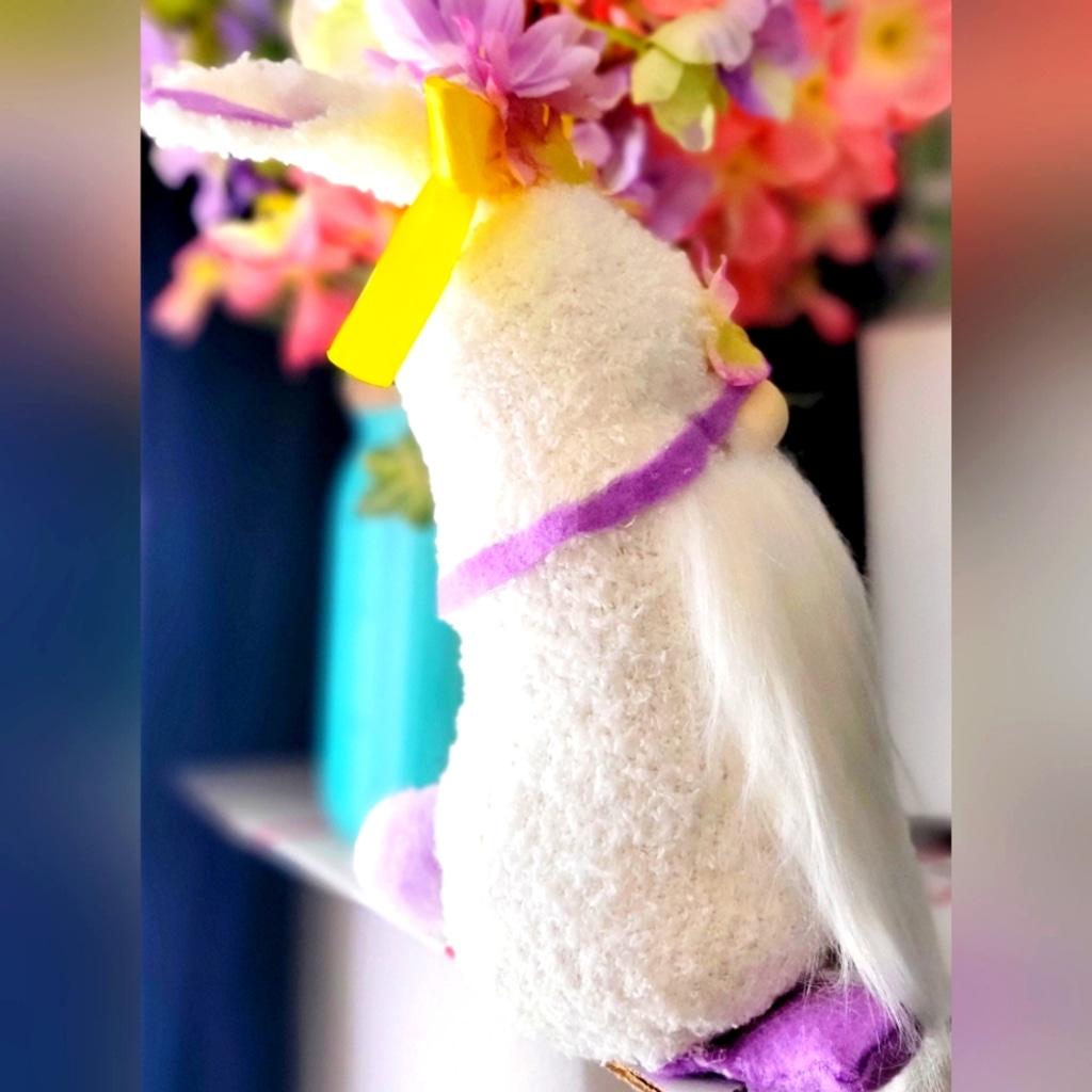 Easter Bunny Spring Time Flower Gnome - Thumbnail 4