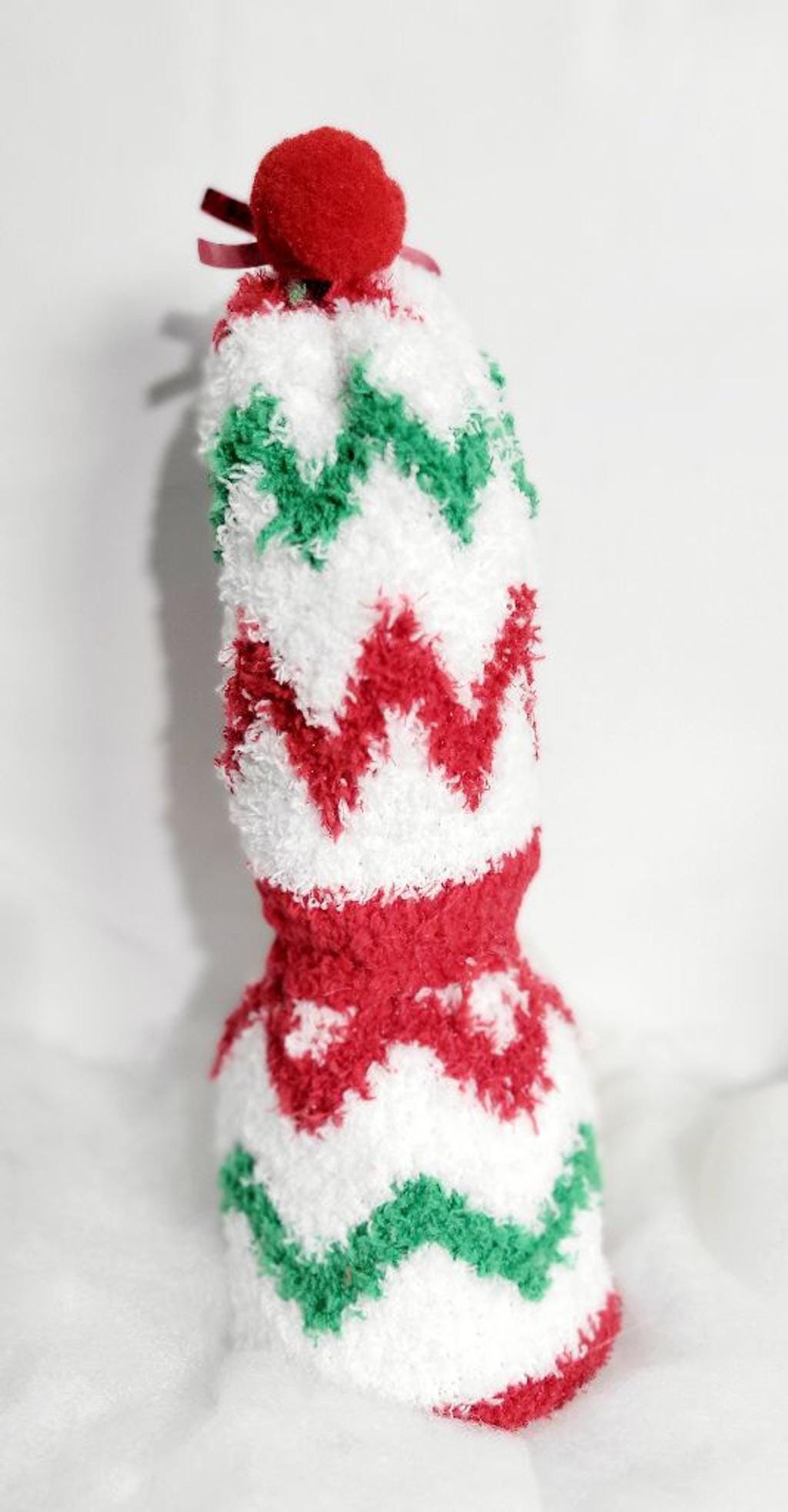Hand crafted Christmas sock Gnome - Thumbnail 6