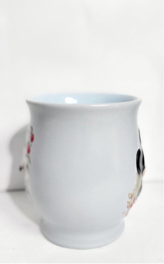 Vintage Disney Mickey Mouse 16 oz Mug Grey Light Blue - Thumbnail 2
