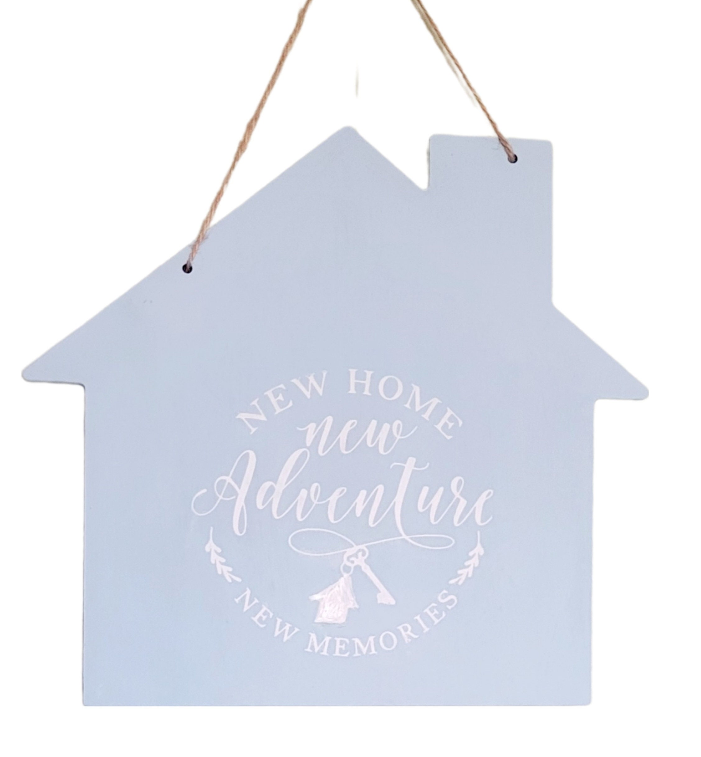 New Home New Adventures New Memories wall signhandpainted wall art sign, housewarming gift