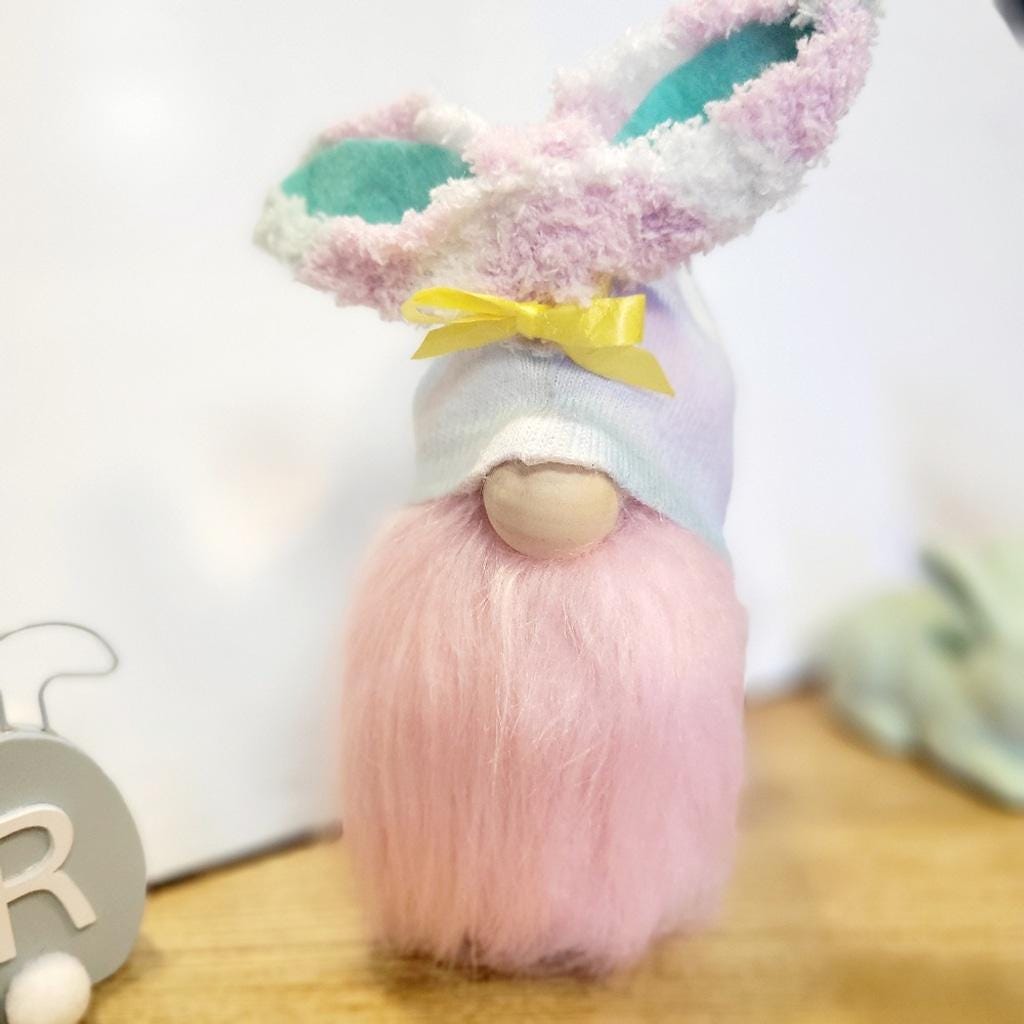 Easter Spring Time Pastel Bunny Gnome - Thumbnail 6