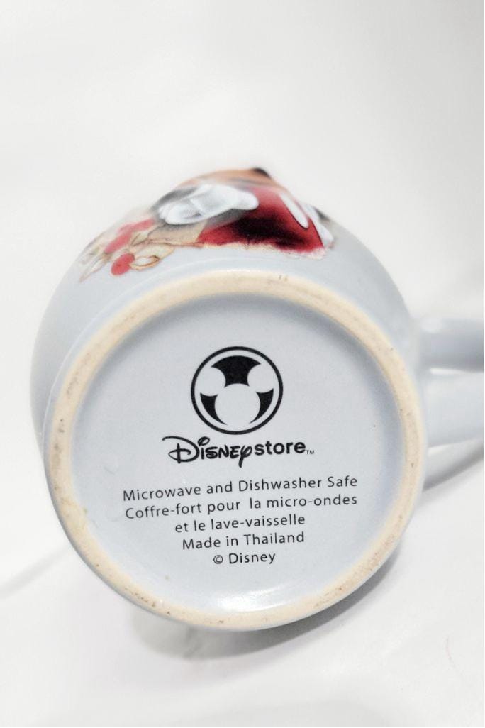 Vintage Disney Mickey Mouse 16 oz Mug Grey Light Blue - Thumbnail 5