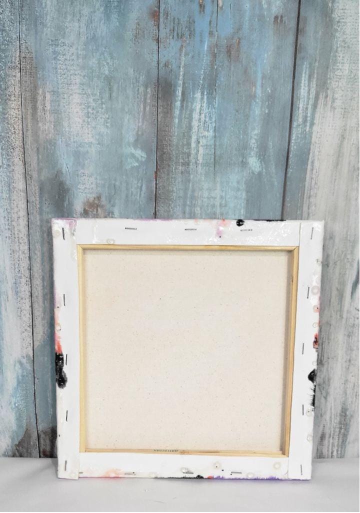 8x8 Canvas resin geode painting hand crafted - Thumbnail 7