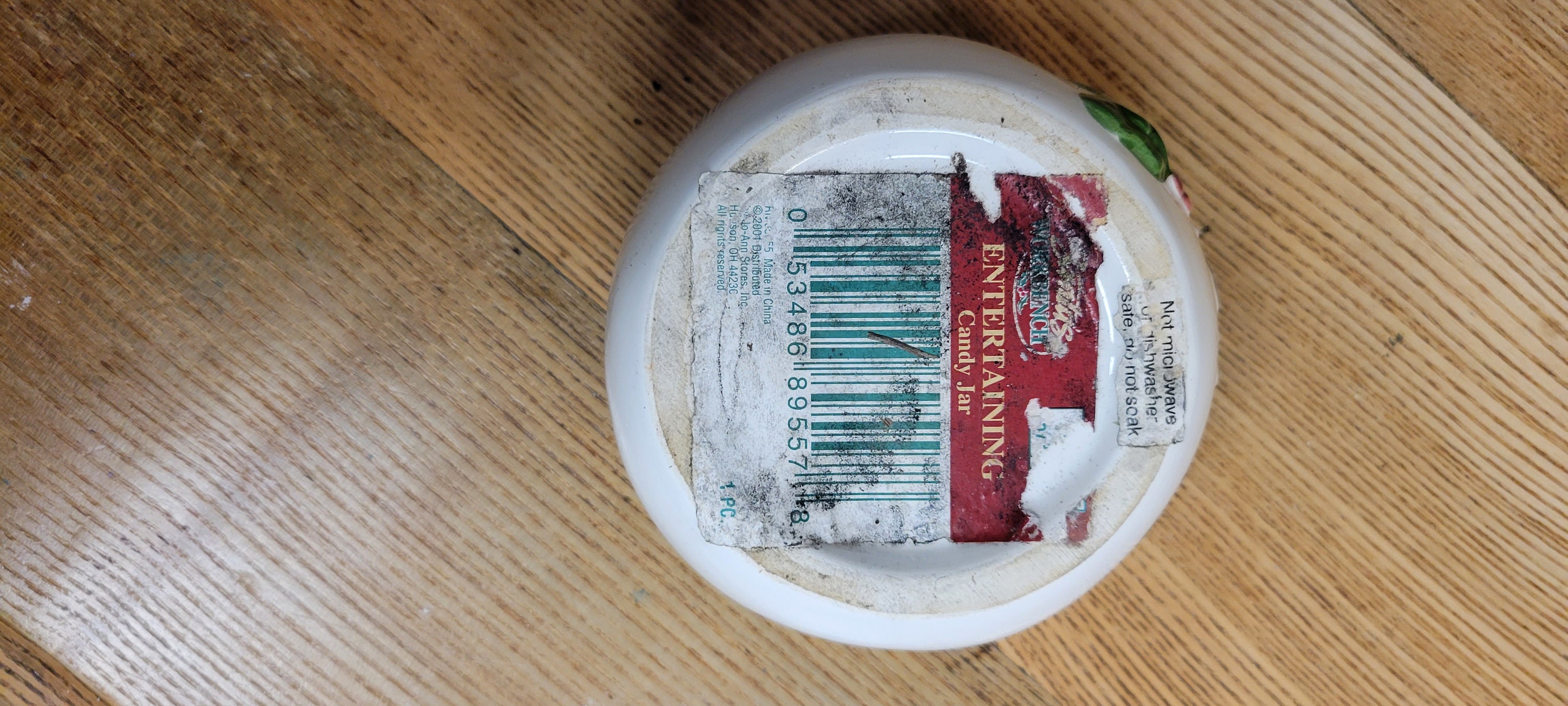 Vintage Santa's Workbench Snow Yummy candy dish - Thumbnail 4