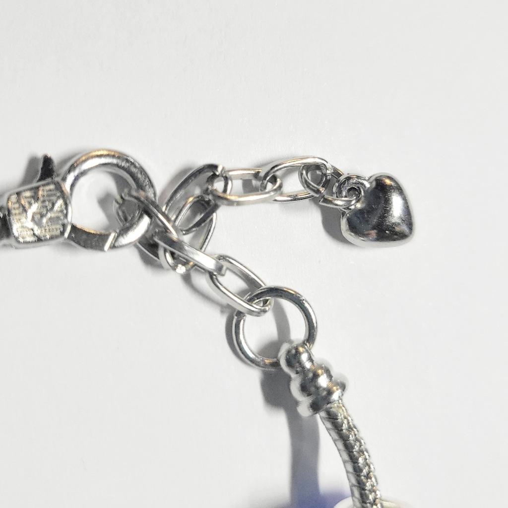 European Style Charmed Bracelet 7" - Thumbnail 6