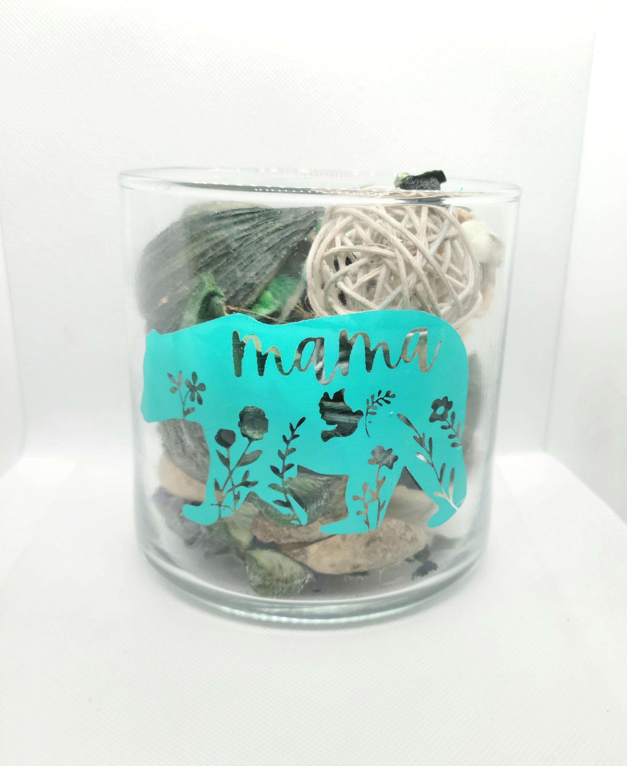 Mama bear candle jar, Mother's Day gift, gift for mom
