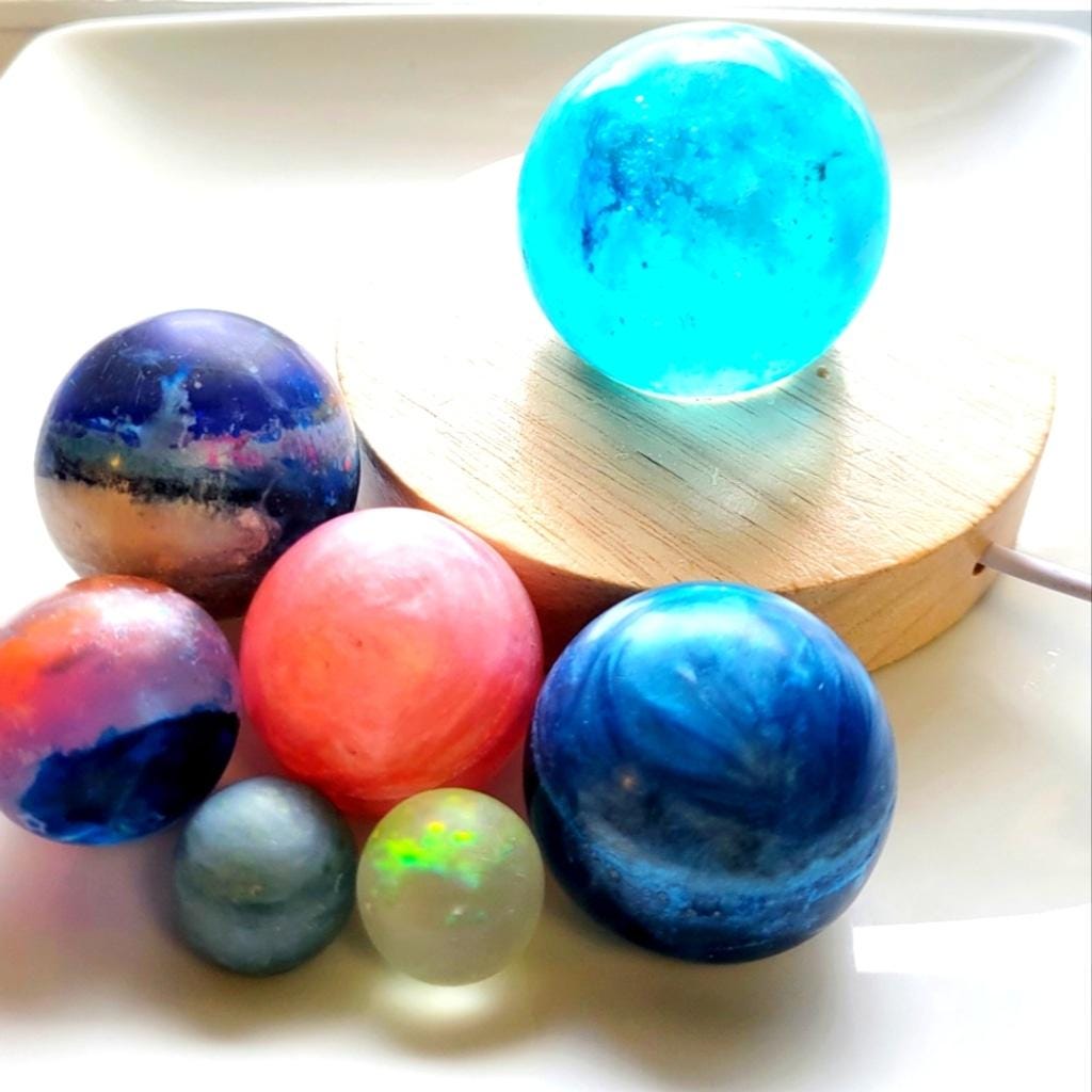 Handcrafted Resin Spheres