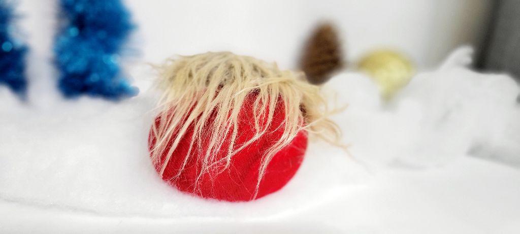 Christmas sock gnome with  reindeer hand crafted - Thumbnail 5