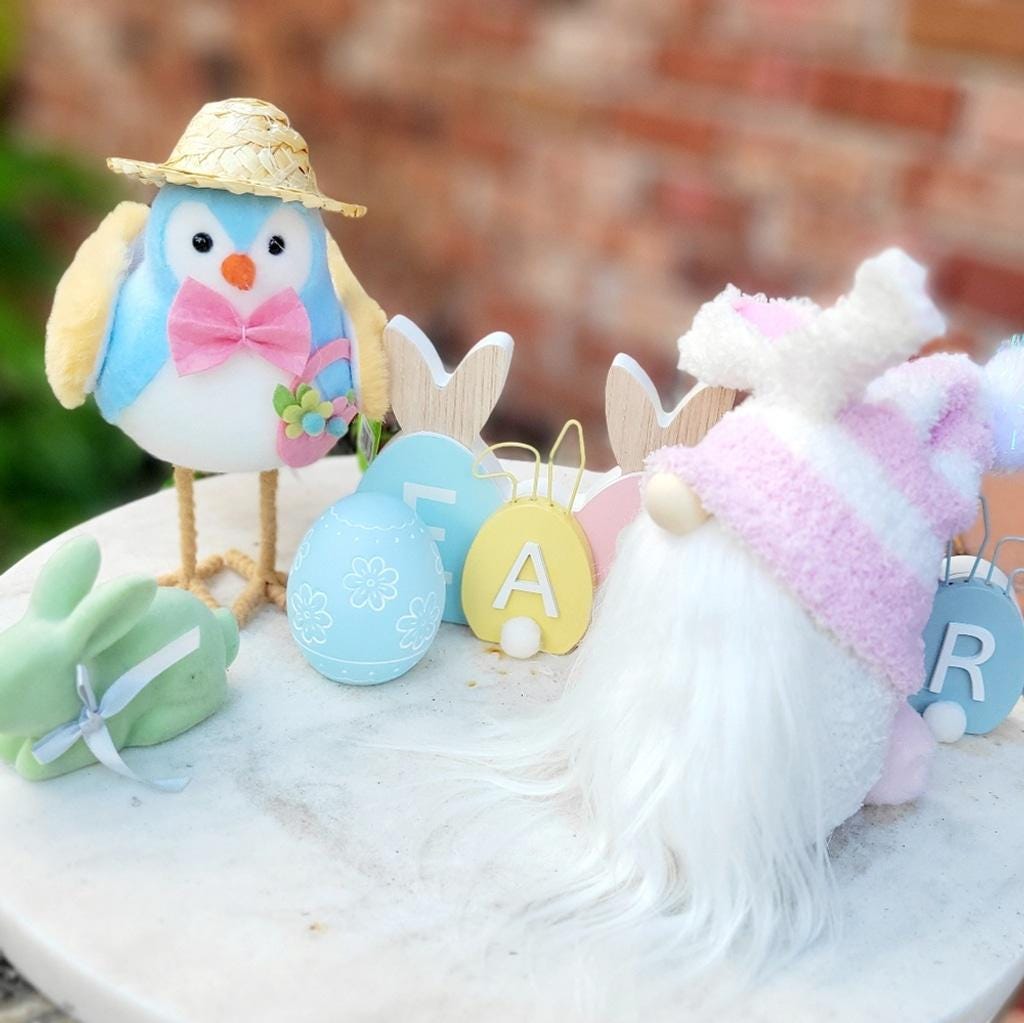 Easter Bunny Spring Time Gnome - Thumbnail 2