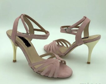 SUEDE cage style shoes specially for Tango and other Latin dances