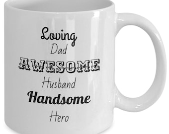 Loving Dad Super Mann Held Kaffeetasse, Geschenk für Männer