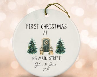 Personalisierte erste Hausverzierung, Housewarming Geschenk für Paare
