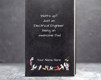 Personalisierte Engineer Journal, Softcover, Band-Lesezeichen