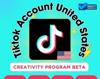 COMPTE TIKTOK FRESH, fonctionnalité bêta du programme Creativity (pas encore rempli)