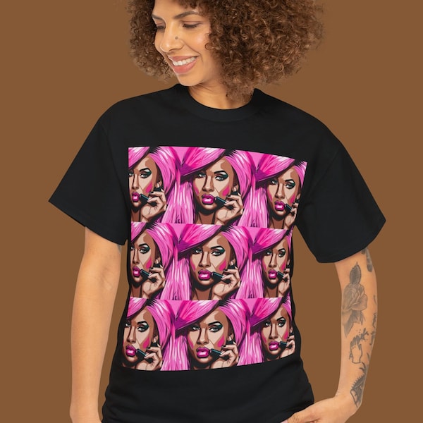 Pink Glamour Lady Unisex Heavy Cotton T-Shirt