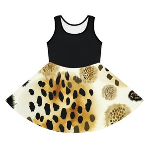 CHEETAH LEOPARD Kid Size Sun Dress