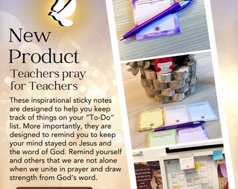 Teachers Pray for Teachers™ Sticky note pad