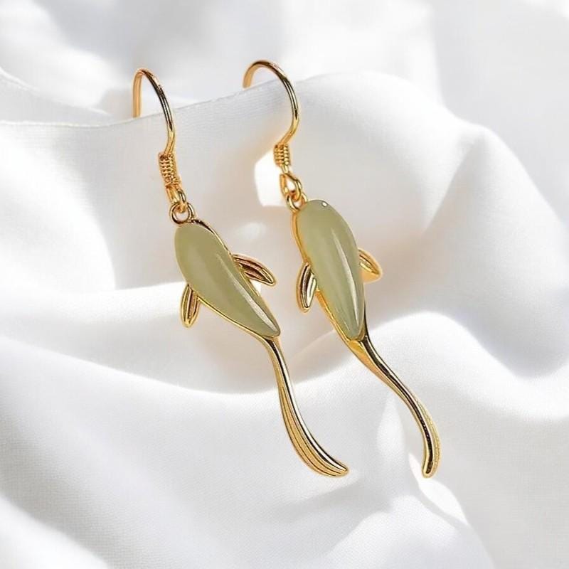 Gold Fish Earrings