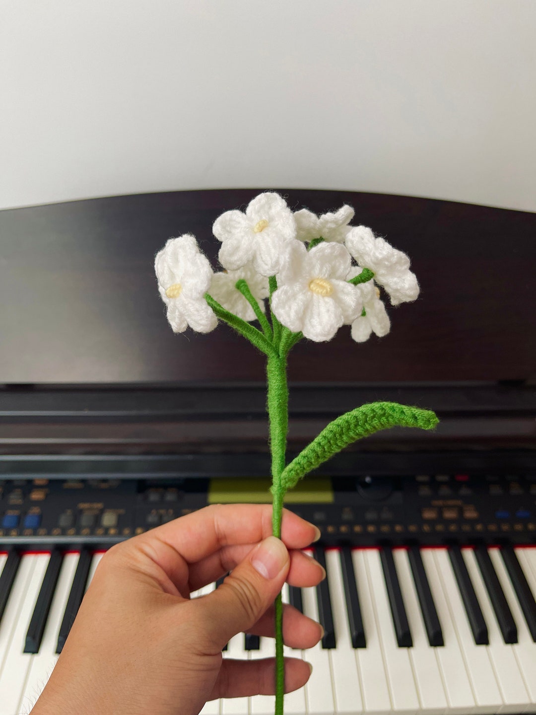 Crochet Lily of the Valley Crochet Lily Crochet Bouquet Handmade