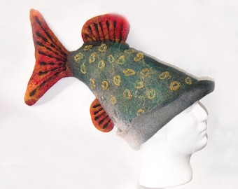 Pike wool sauna hat