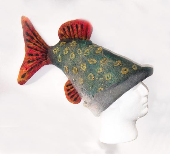 Pike wool sauna hat